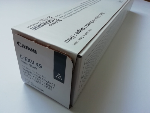 Toner oryginalny Canon C-EXV49 Black do C3520i/C3525i/C3530i/C3720i/C3725i/C3730i